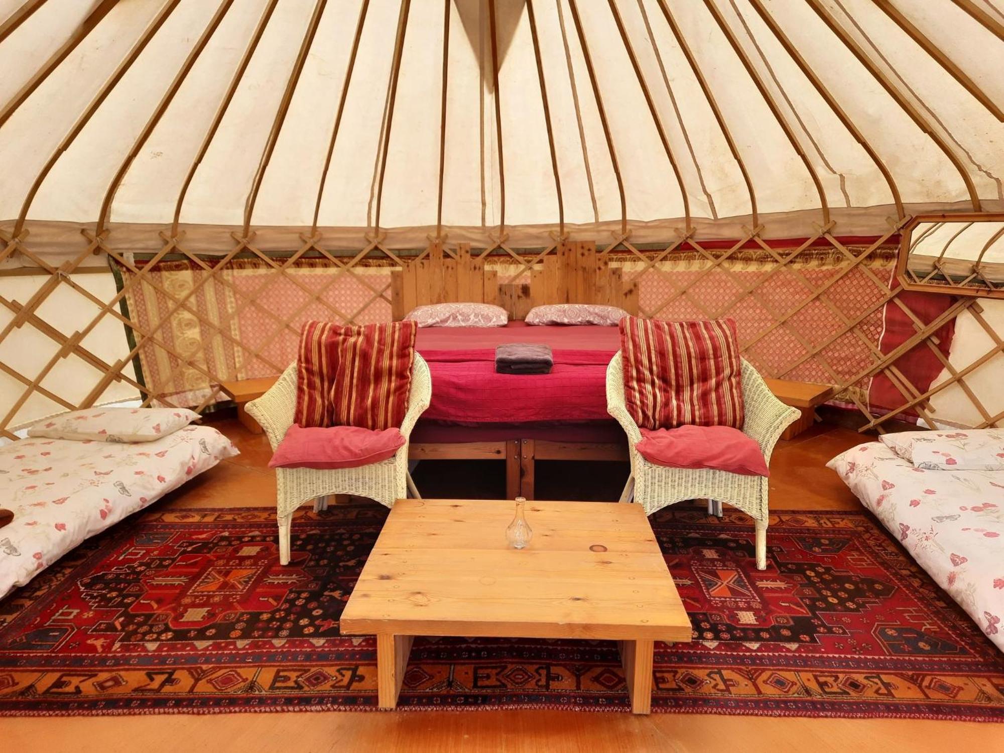 Ceridwen Glamping, Double Decker Bus And Yurts Llandysul Exterior foto